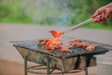 Grilling Meat